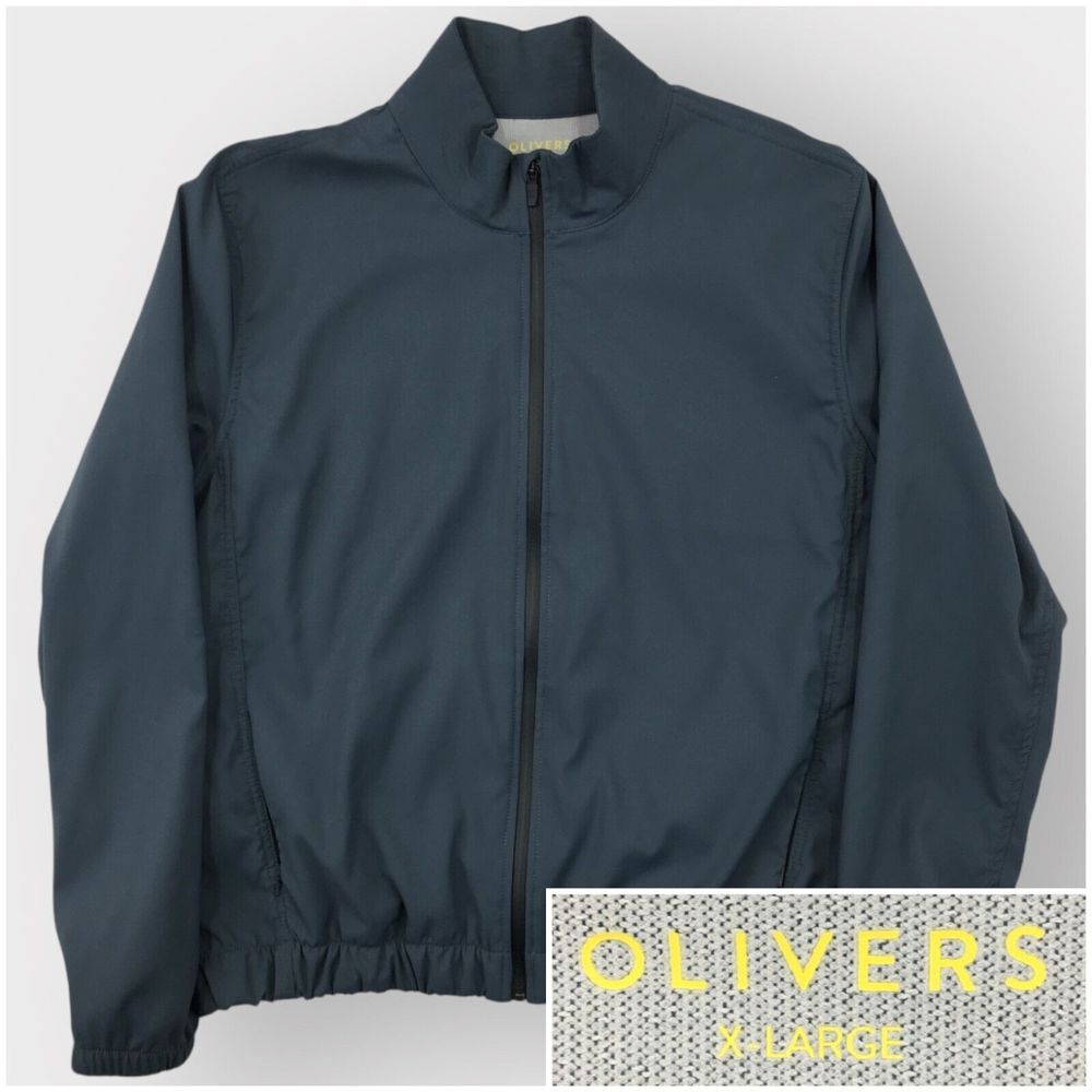 Olivers Apparel Jacket Mens‎ Size XL Full Zip Court Cordura Nylon Casual USA